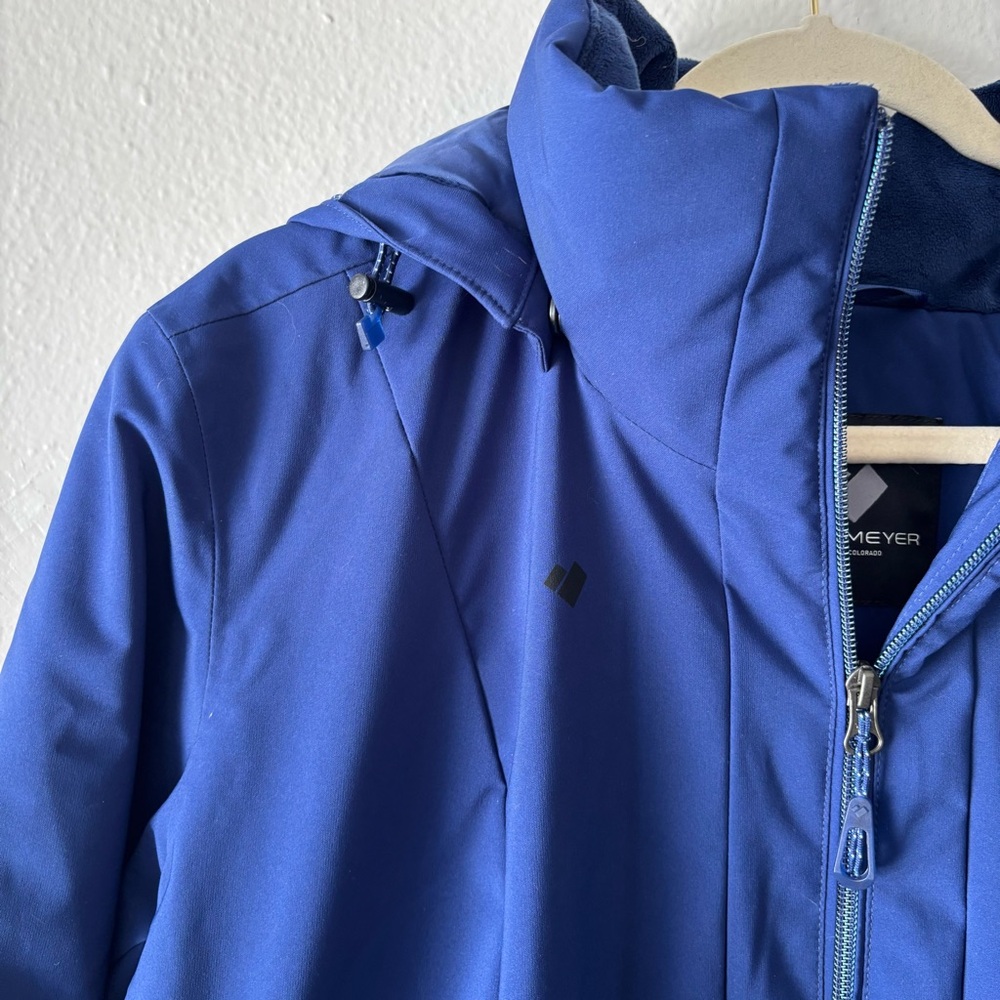 Obermeyer Blue Performance Jacket With Quilted De… - image 3